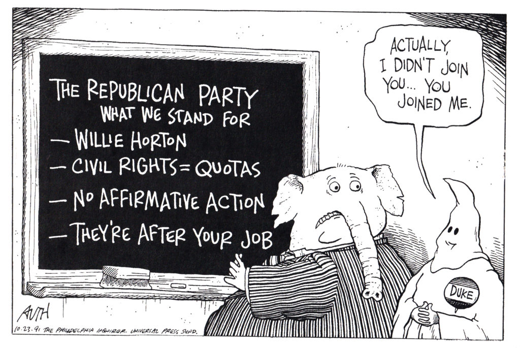 What The GOP Stands For…from 1988 | Tony Auth